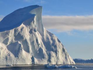 Groenland isbjerg ved Isefjorden